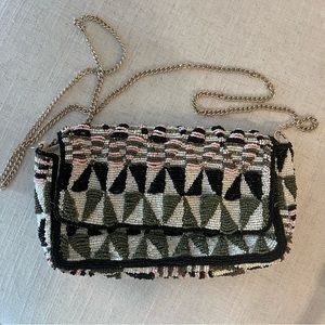 Zara beaded mini crossbody bag